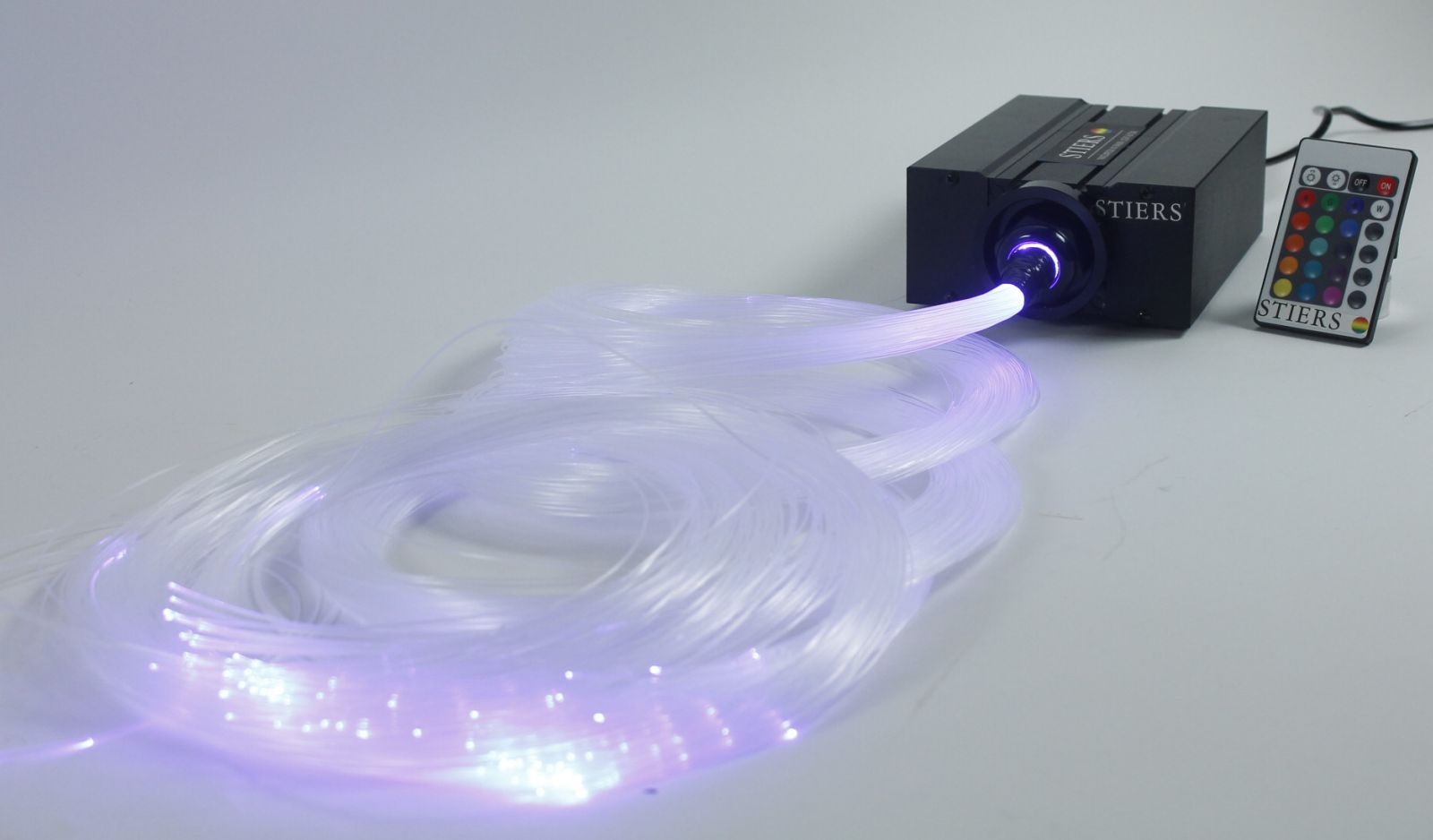 ulapithi LED-Faser Optik Peitsche, LED Glasfaser Sternenhimmel